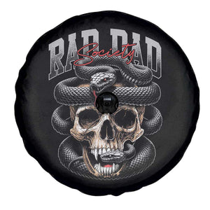Funny Rad Dad Society Spare Tire Cover Dad Life Skull Snake Fathers Day TS11 Print Your Wear