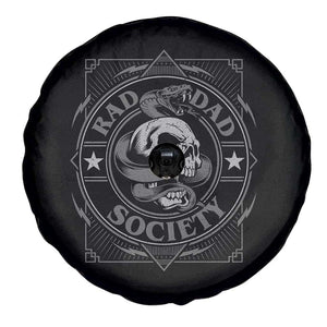 Funny Rad Dad Society Spare Tire Cover Vintage Skull Snake Fathers Day TS11 Print Your Wear
