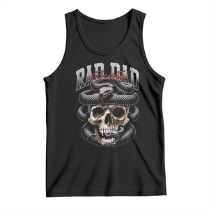Funny Rad Dad Society Tank Top Dad Life Skull Snake Fathers Day TS11 Black Print Your Wear