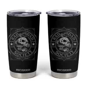 Funny Rad Dad Society Tumbler Cup Vintage Skull Snake Fathers Day TS11 Black Print Your Wear