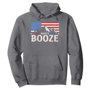 Funny Red White And Booze Hoodie 4th Of July Beer American Flag TS11 Charcoal Print Your Wear