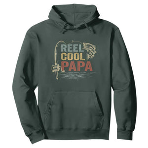 Funny Reel Cool Papa Hoodie Fishing Dad Fisherman Father's Day TS11 Print Your Wear
