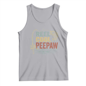 Funny Reel Cool Peepaw Tank Top Fishing Grandpa Fisherman Father's Day TS11 Print Your Wear