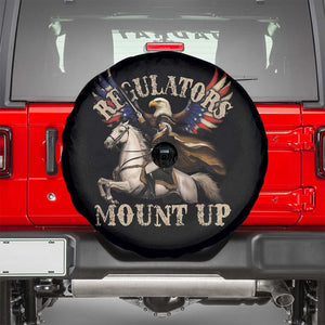 Funny Regulators Mount Up 4th Of July George Washington Spare Tire Cover American Flag Eagle TS11 Black Print Your Wear