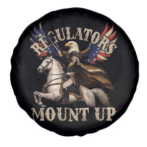 Funny Regulators Mount Up 4th Of July George Washington Spare Tire Cover American Flag Eagle TS11 Print Your Wear