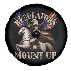 Funny Regulators Mount Up 4th Of July George Washington Spare Tire Cover American Flag Eagle TS11 Print Your Wear
