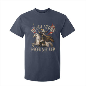 Funny Regulators Mount Up 4th Of July George Washington T Shirt For Kid American Flag Eagle TS11 Navy Print Your Wear