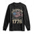 Funny Rejecting Kings Since 1776 Long Sleeve Shirt Vintage American Flag TS11 Black Print Your Wear