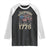 Funny Rejecting Kings Since 1776 Raglan Shirt Vintage American Flag TS11 Black White Print Your Wear