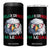 Funny Relax Gringo Im Legal 4 in 1 Can Cooler Tumbler Cinco De Mayo Mexican Immigrant Bald Eagle TS11 One Size: 16 oz Black Print Your Wear