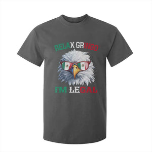 Funny Relax Gringo Im Legal T Shirt For Kid Cinco De Mayo Mexican Immigrant Bald Eagle TS11 Dark Heather Print Your Wear