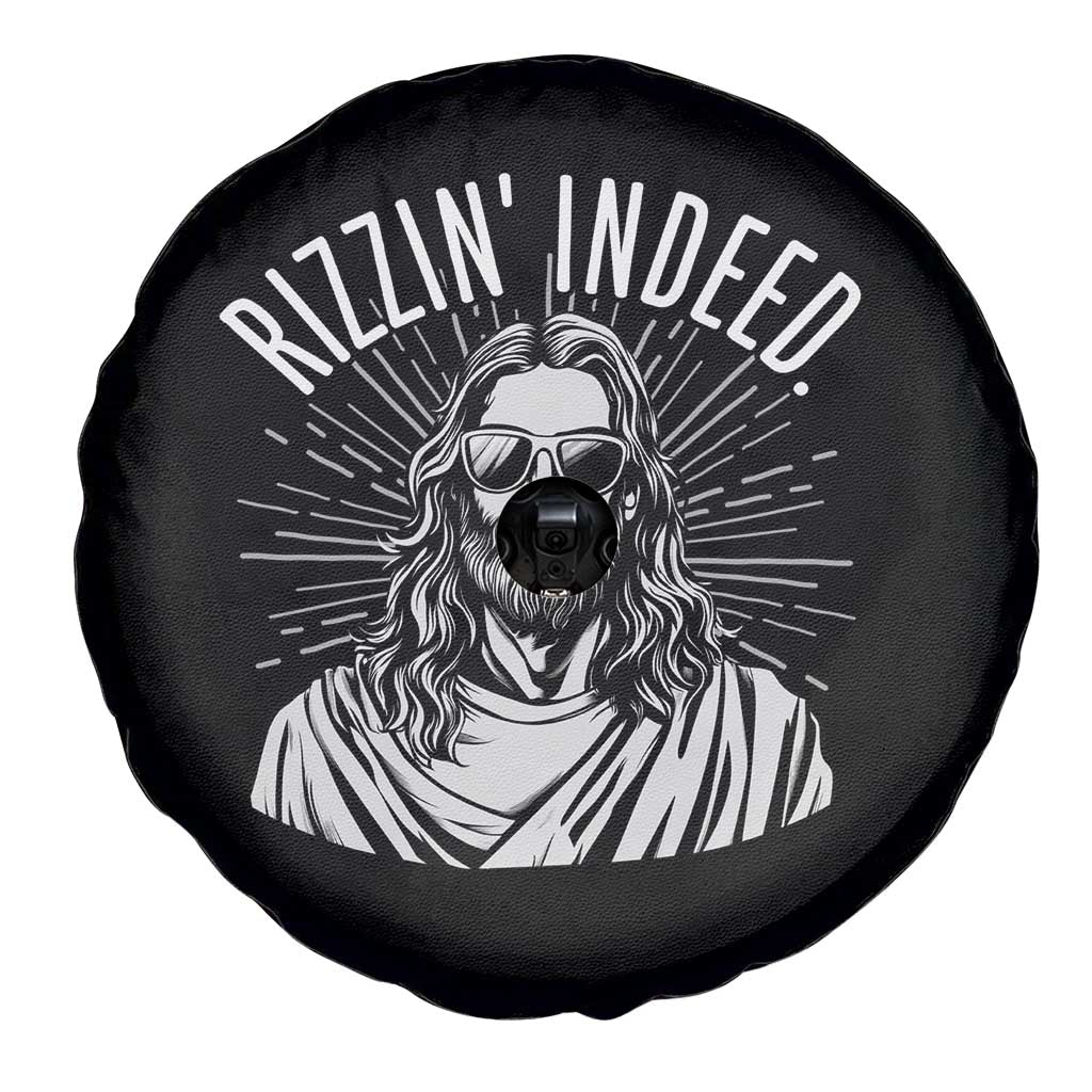 Funny Religious Christian Jesus Meme Spare Tire Cover Rizzin Indeed TS11 Print Your Wear