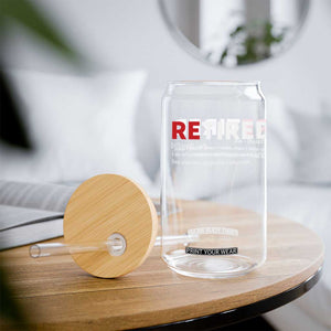 Funny Retirement Gifts Glass Can Retired Not My Problem Anymore I Do What I Want TS10 Print Your Wear