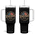 Funny Retirement Gifts Tumbler With Handle Legend Has Retired 2025 Not My Problem Anymore US Flag TS10 One Size: 40 oz Black Print Your Wear