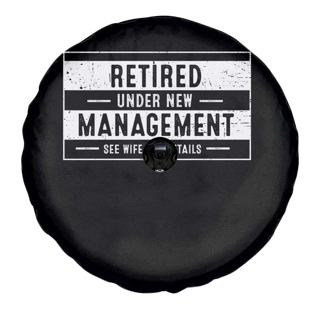 Funny Retirement Presents Spare Tire Cover Retired Under New Management See Wife for Details TS10 Print Your Wear