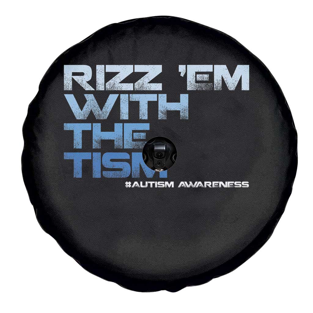 Funny Rizz Em With The Tism Spare Tire Cover Meme Autistic Autism Awareness TS10 Print Your Wear
