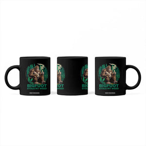 Funny Sasquatch Marijuana Coffee Mug Bigfoot Stole My Weed Vintage 420 TS02 Print Your Wear