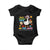 Funny School's Out For Summer Teacher Baby Onesie Silly Teacher Goose On The Loose Summer Break TS11 Black Print Your Wear