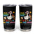 Funny School's Out For Summer Teacher Tumbler Cup Silly Teacher Goose On The Loose Summer Break TS11 Black Print Your Wear