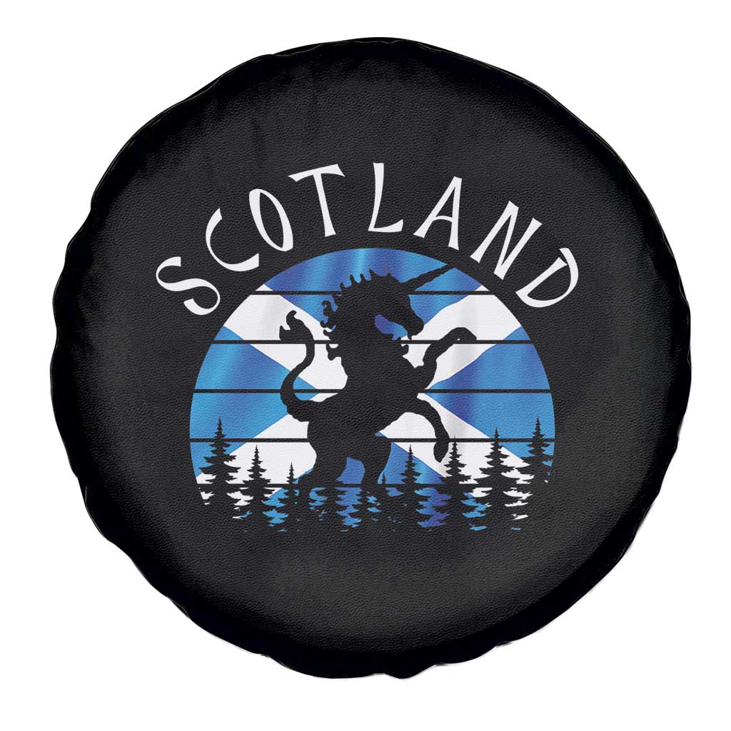 Funny Scotland Unicorn Scottish Flag Saltire Spare Tire Cover TS11 Print Your Wear