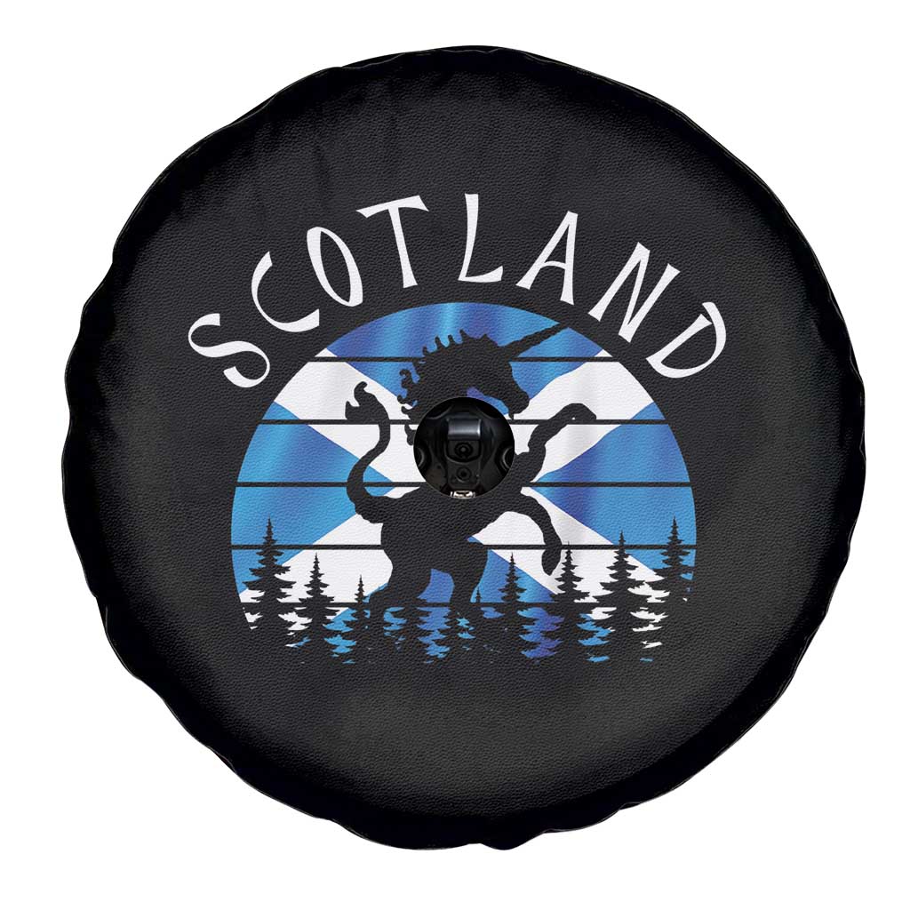 Funny Scotland Unicorn Scottish Flag Saltire Spare Tire Cover TS11 Print Your Wear