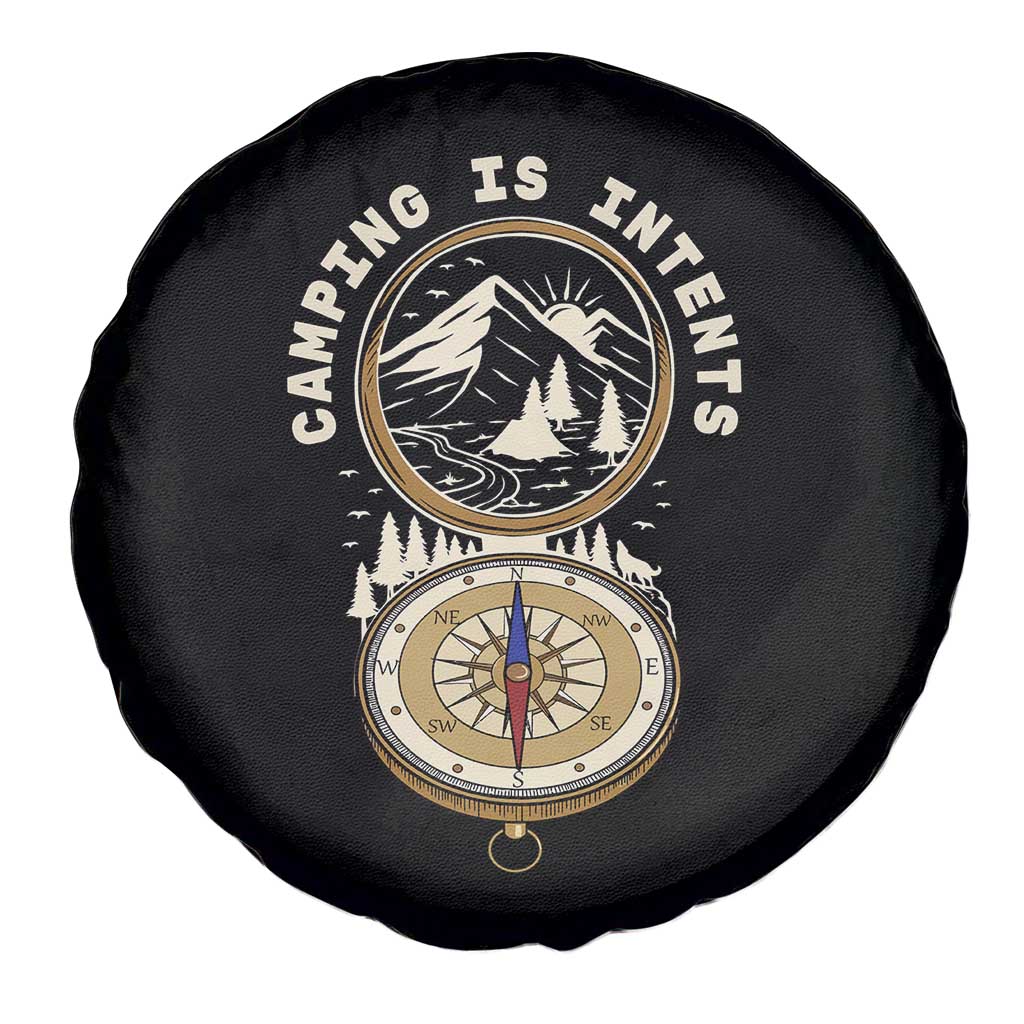 Funny Scout Camping Spare Tire Cover Camper Is Intents Compass Hiking Outdoors Adventure TS02 Print Your Wear