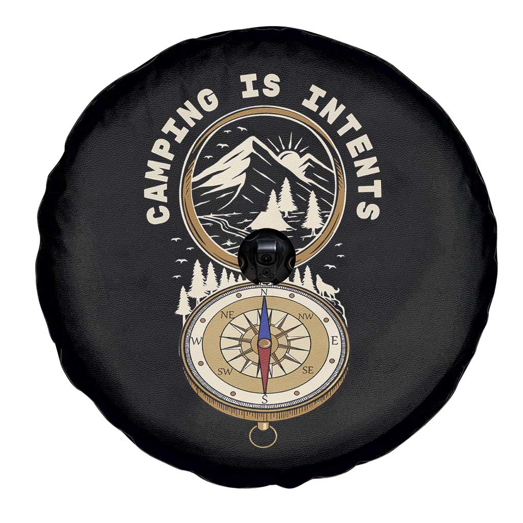 Funny Scout Camping Spare Tire Cover Camper Is Intents Compass Hiking Outdoors Adventure TS02 Print Your Wear