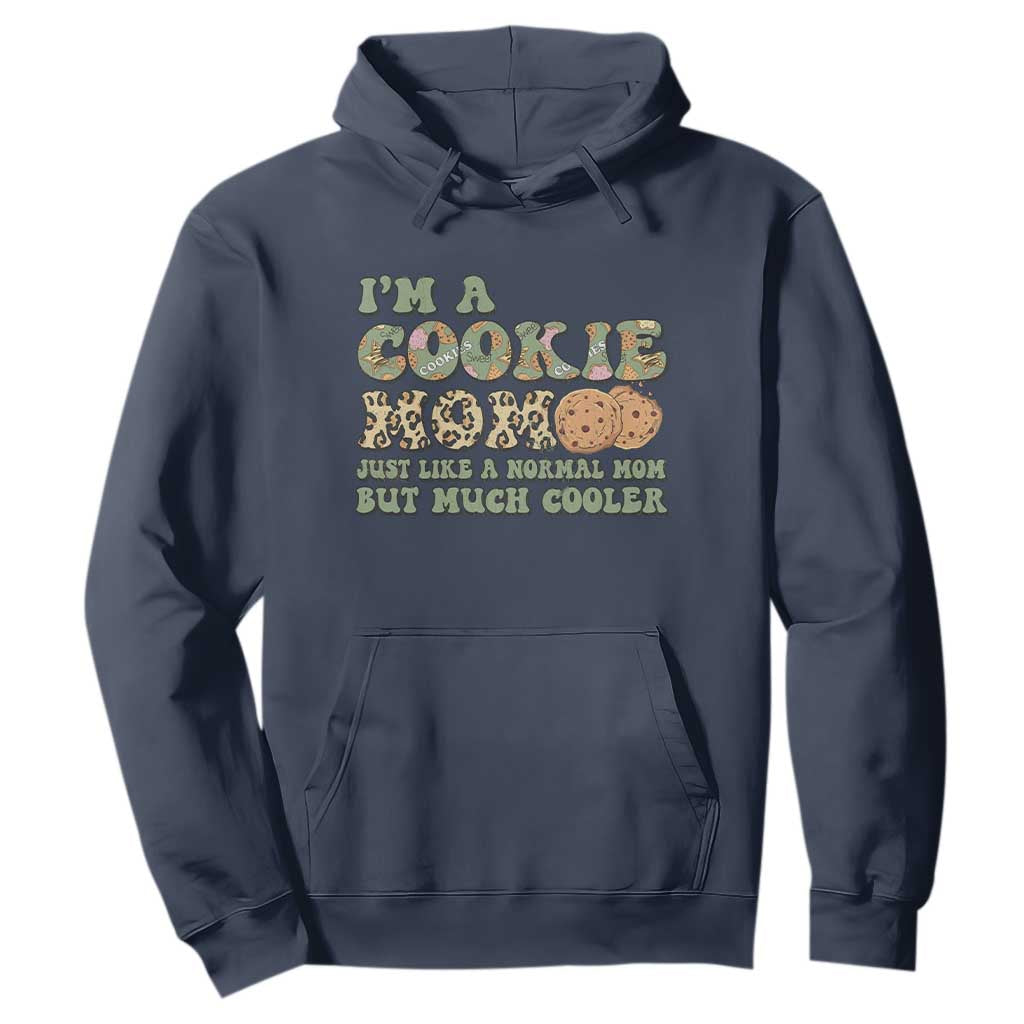 Funny Scout Girl Mom Hoodie I'm A Cookie Mom Cookie Dealer Troop Leader TS02 Navy Print Your Wear