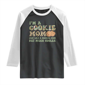 Funny Scout Girl Mom Raglan Shirt I'm A Cookie Mom Cookie Dealer Troop Leader TS02 Black White Print Your Wear
