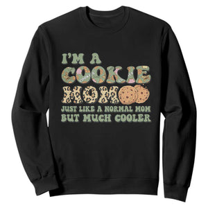 Funny Scout Girl Mom Sweatshirt I'm A Cookie Mom Cookie Dealer Troop Leader TS02 Black Print Your Wear
