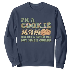 Funny Scout Girl Mom Sweatshirt I'm A Cookie Mom Cookie Dealer Troop Leader TS02 Navy Print Your Wear