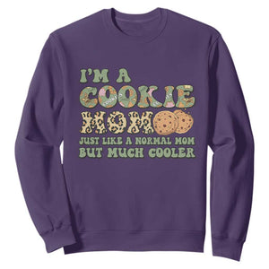 Funny Scout Girl Mom Sweatshirt I'm A Cookie Mom Cookie Dealer Troop Leader TS02 Purple Print Your Wear