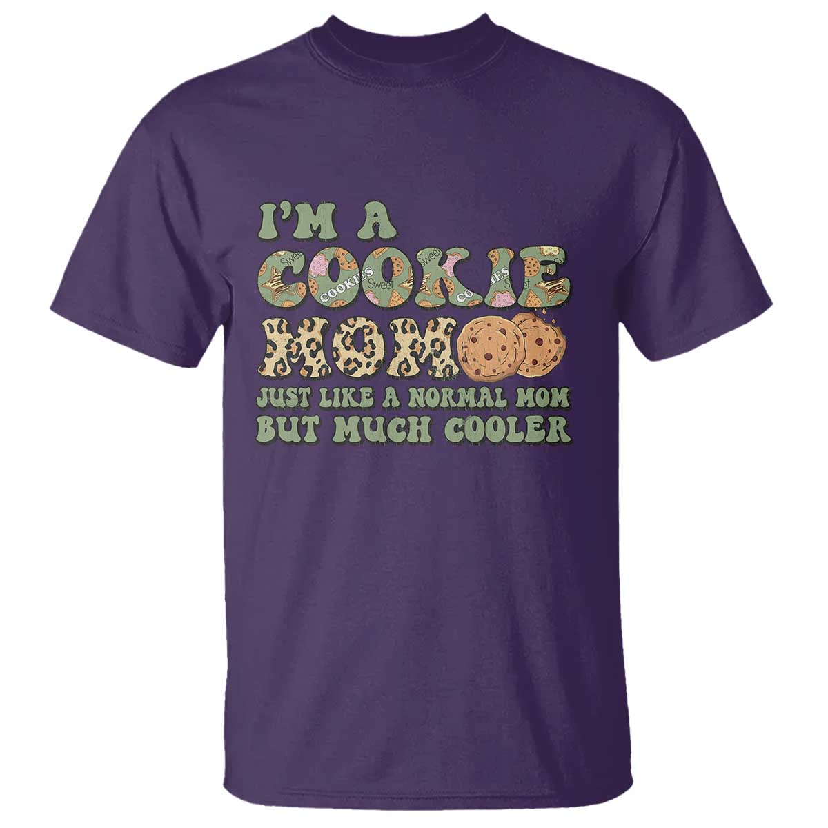 Funny Scout Girl Mom T Shirt I'm A Cookie Mom Cookie Dealer Troop Leader TS02 Purple Print Your Wear
