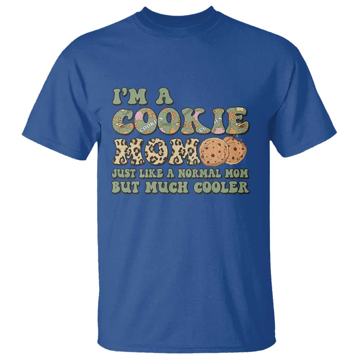Funny Scout Girl Mom T Shirt I'm A Cookie Mom Cookie Dealer Troop Leader TS02 Royal Blue Print Your Wear