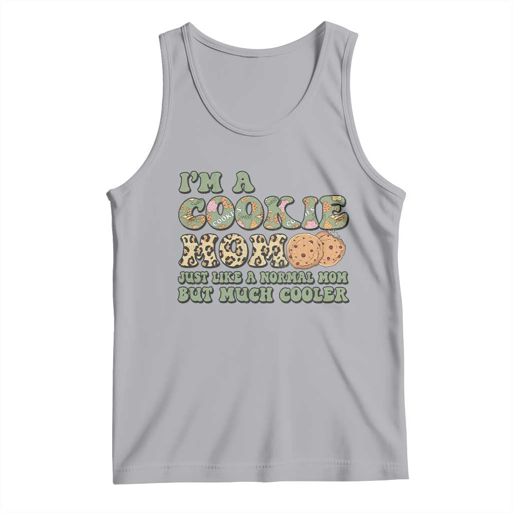 Funny Scout Girl Mom Tank Top I'm A Cookie Mom Cookie Dealer Troop Leader TS02 Athletic Heather Print Your Wear