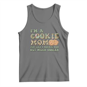 Funny Scout Girl Mom Tank Top I'm A Cookie Mom Cookie Dealer Troop Leader TS02 Black Heather Print Your Wear
