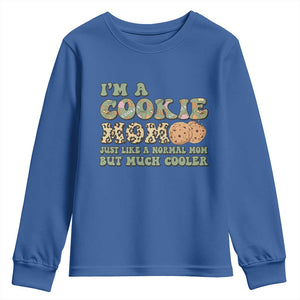Funny Scout Girl Mom Youth Sweatshirt I'm A Cookie Mom Cookie Dealer Troop Leader TS02 Royal Blue Print Your Wear