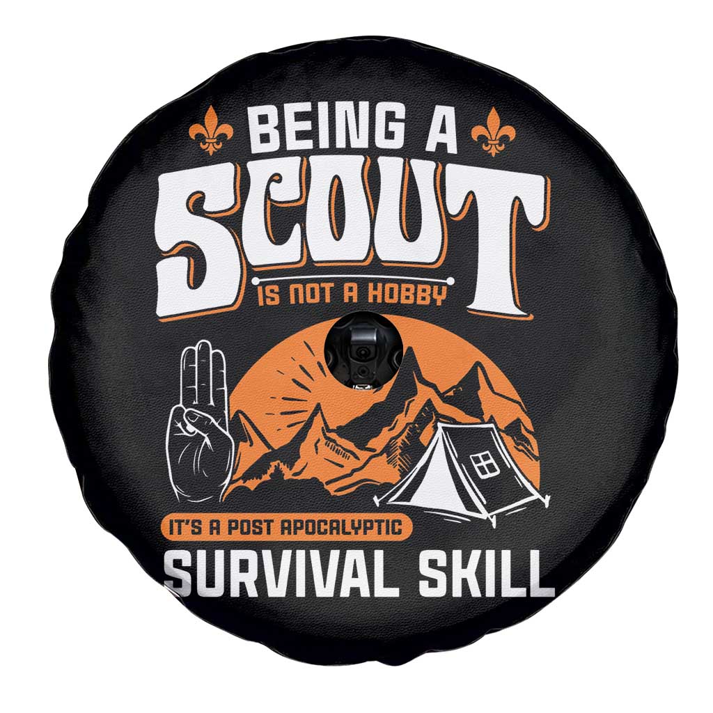 Funny Scout Spare Tire Cover Being A Scout Is Not A Hobby Survival Skill Adventure TS02 Print Your Wear