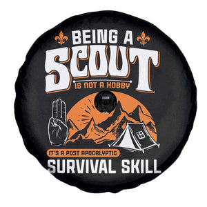 Funny Scout Spare Tire Cover Being A Scout Is Not A Hobby Survival Skill Adventure TS02 Print Your Wear