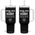 Funny Scout Tumbler With Handle Never Mess With A Scout Compass TS02 One Size: 40 oz Black Print Your Wear
