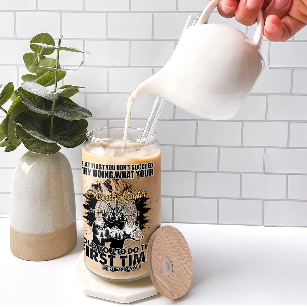 Funny Scouting Adventure Glass Can Doing What Your Scout Leader Told You To Do Camping Compass TS02 Print Your Wear