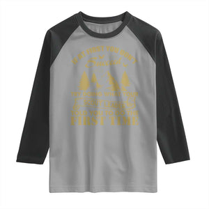 Funny Scouting Adventure Raglan Shirt Doing What Your Scout Leader Told You To Do Camping Outdoors TS02 Sport Gray Black Print Your Wear
