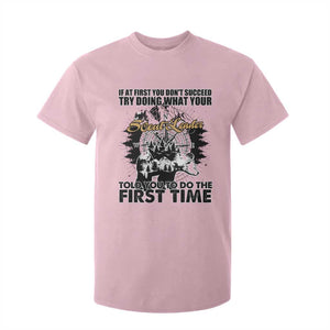Funny Scouting Adventure T Shirt For Kid Doing What Your Scout Leader Told You To Do Camping Compass TS02 Light Pink Print Your Wear