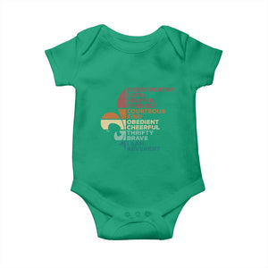 Funny Scouting Leader Law Baby Onesie Vintage Fleur De Lis TS11 Irish Green Print Your Wear