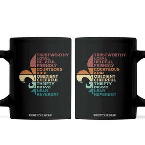 Funny Scouting Leader Law Coffee Mug Vintage Fleur De Lis TS11 Black Print Your Wear