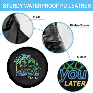 Funny See You Later Teacher Summer Alligator Spare Tire Cover Later Gator Last Day Of School TS11 Print Your Wear
