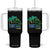 Funny See You Later Teacher Summer Alligator Tumbler With Handle Later Gator Last Day Of School TS11 One Size: 40 oz Black Print Your Wear