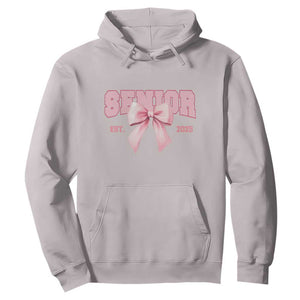 Funny Senior EST 2025 Graduation Coquette Hoodie TS11 Ice Gray Print Your Wear