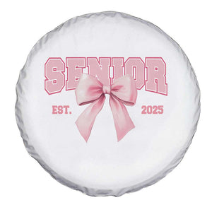 Funny Senior EST 2025 Graduation Coquette Spare Tire Cover TS11 Print Your Wear