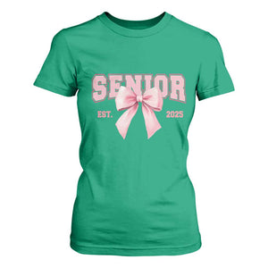 Funny Senior EST 2025 Graduation Coquette T Shirt For Women TS11 Irish Green Print Your Wear